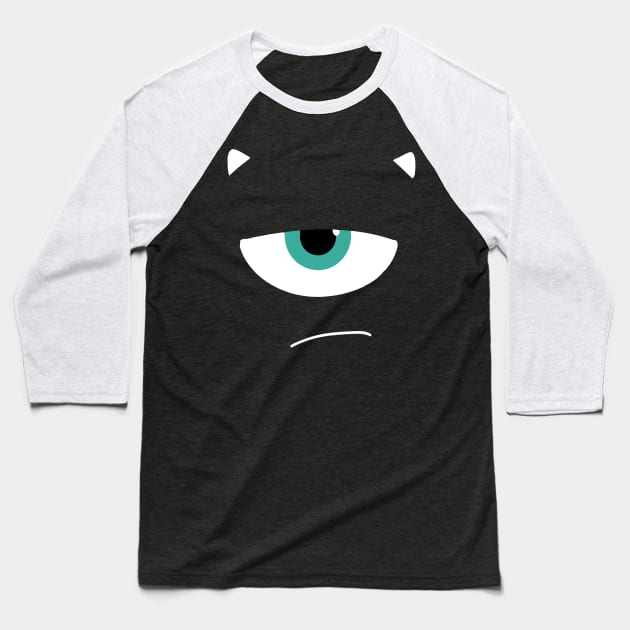 Mike Wazowski face Baseball T-Shirt by Space wolrd